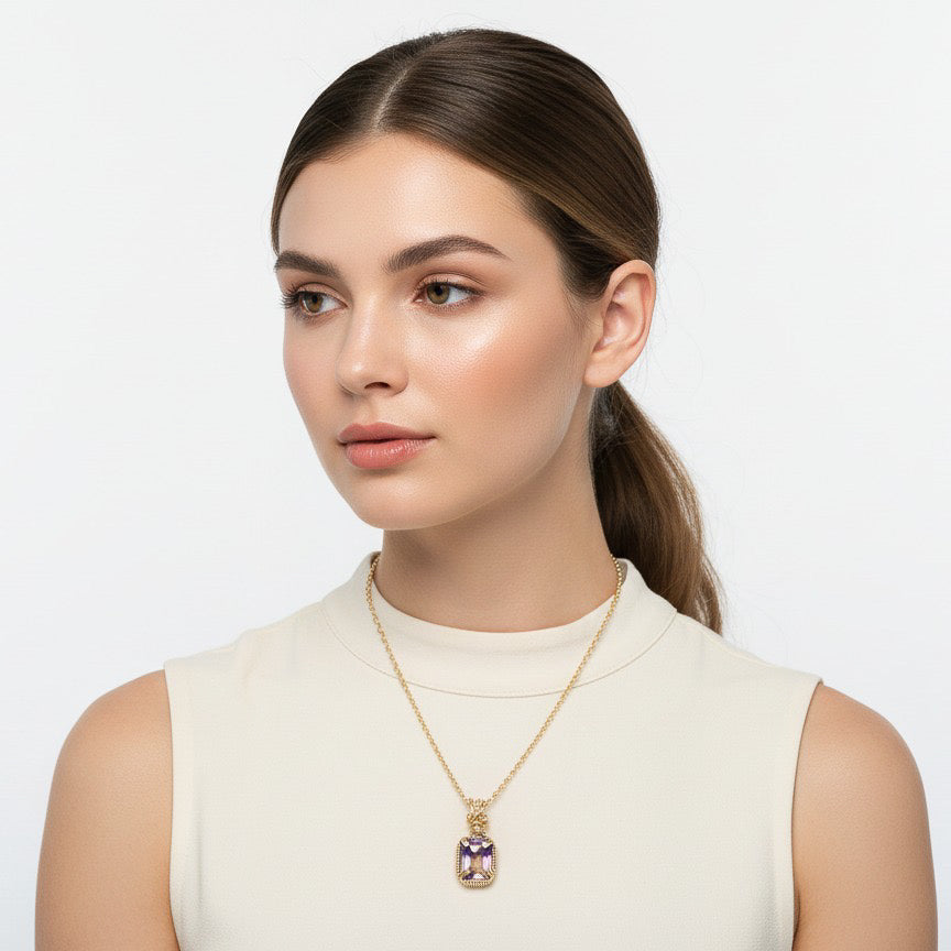 Ametrine Pendant Necklace