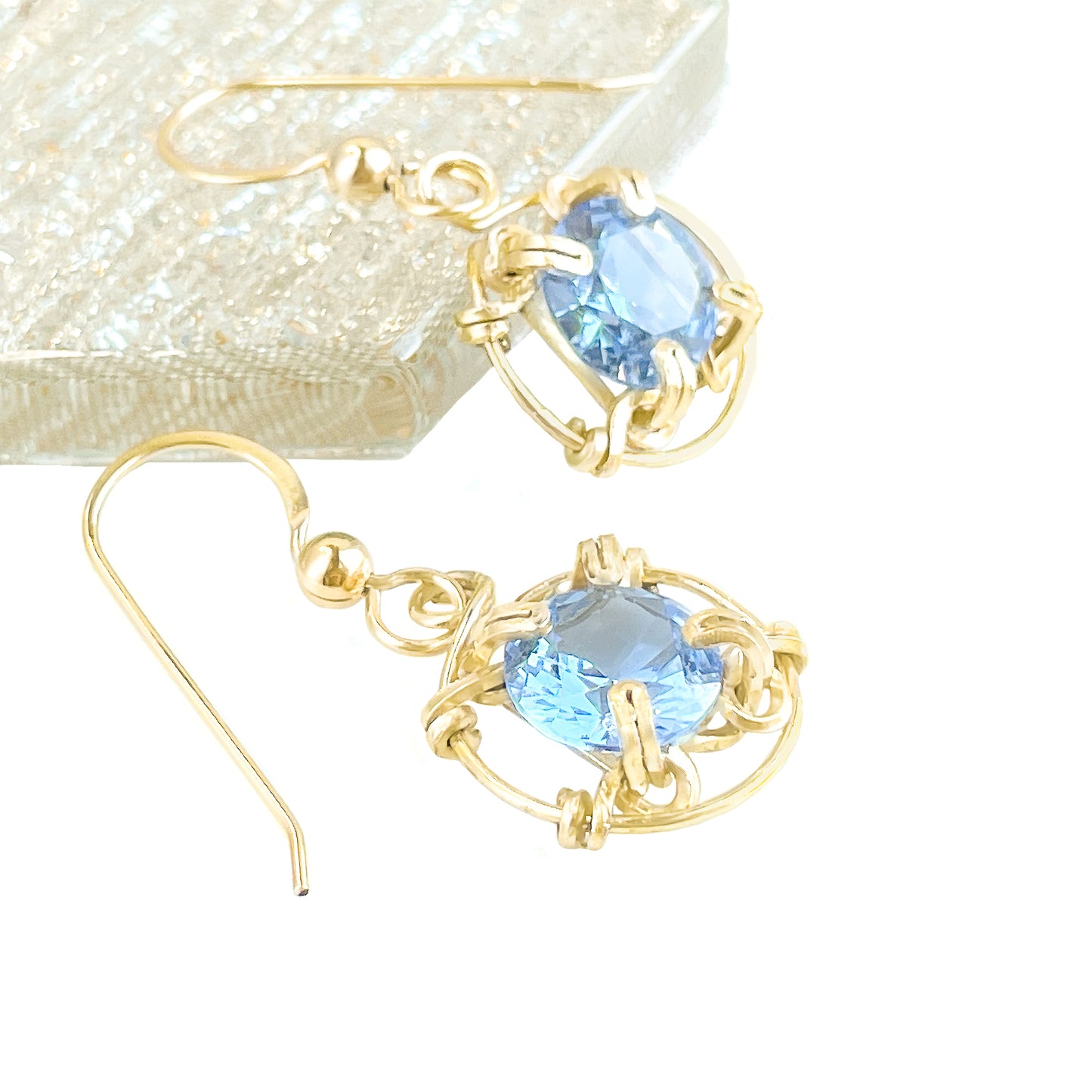 Aquamarine Classic Dangle Earrings