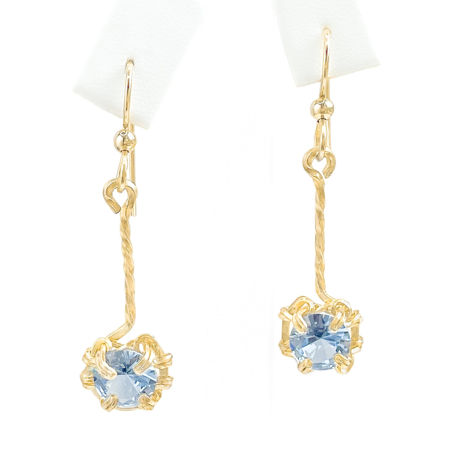 Aquamarine Dangle Earrings