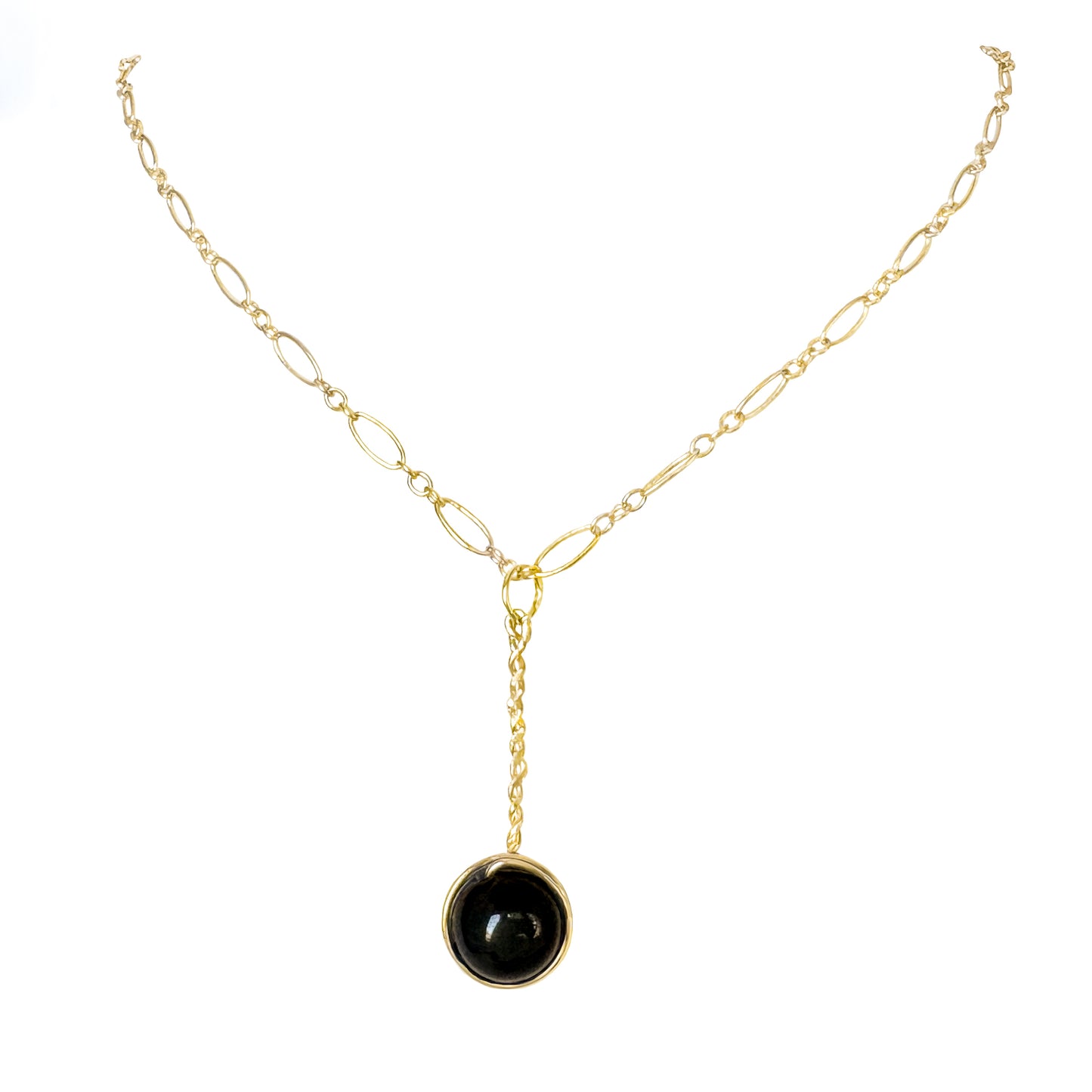 Black Onyx Pendant Necklace