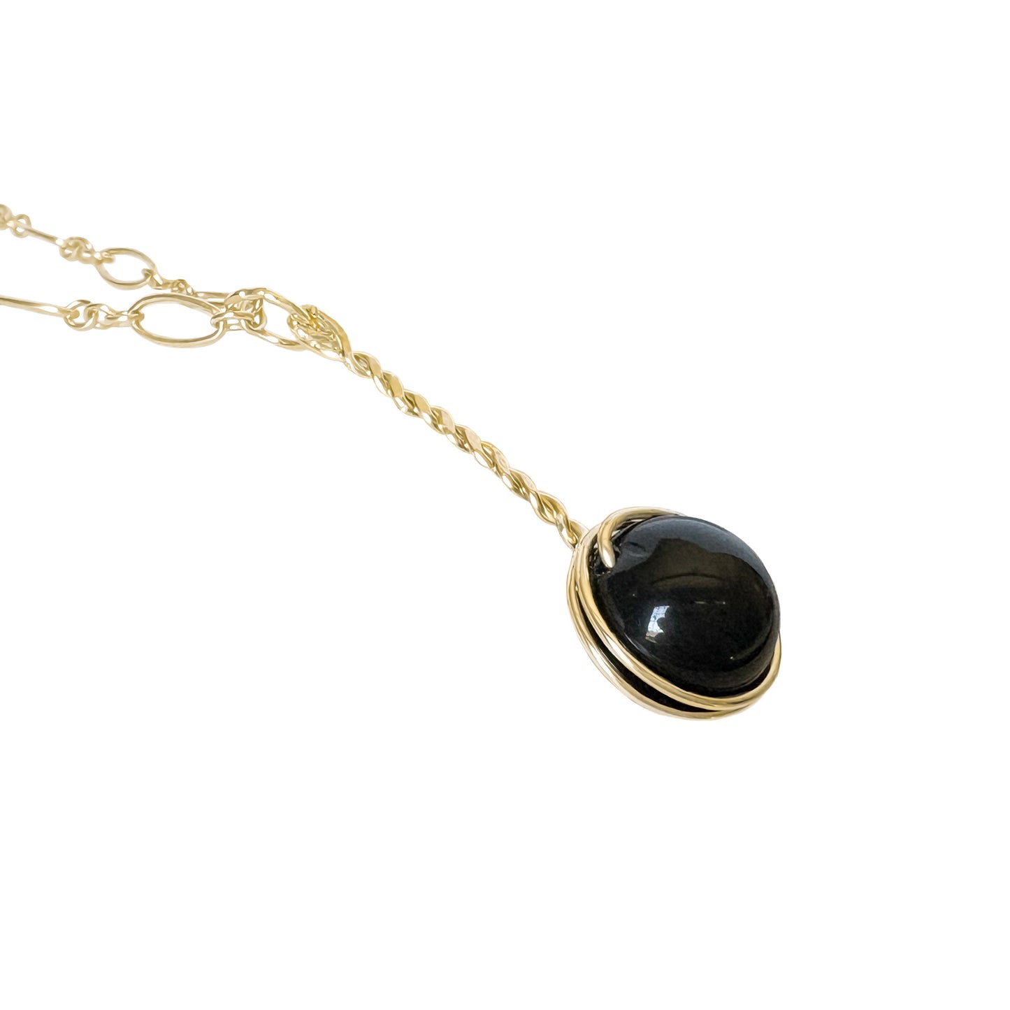 Black Onyx Pendant Necklace