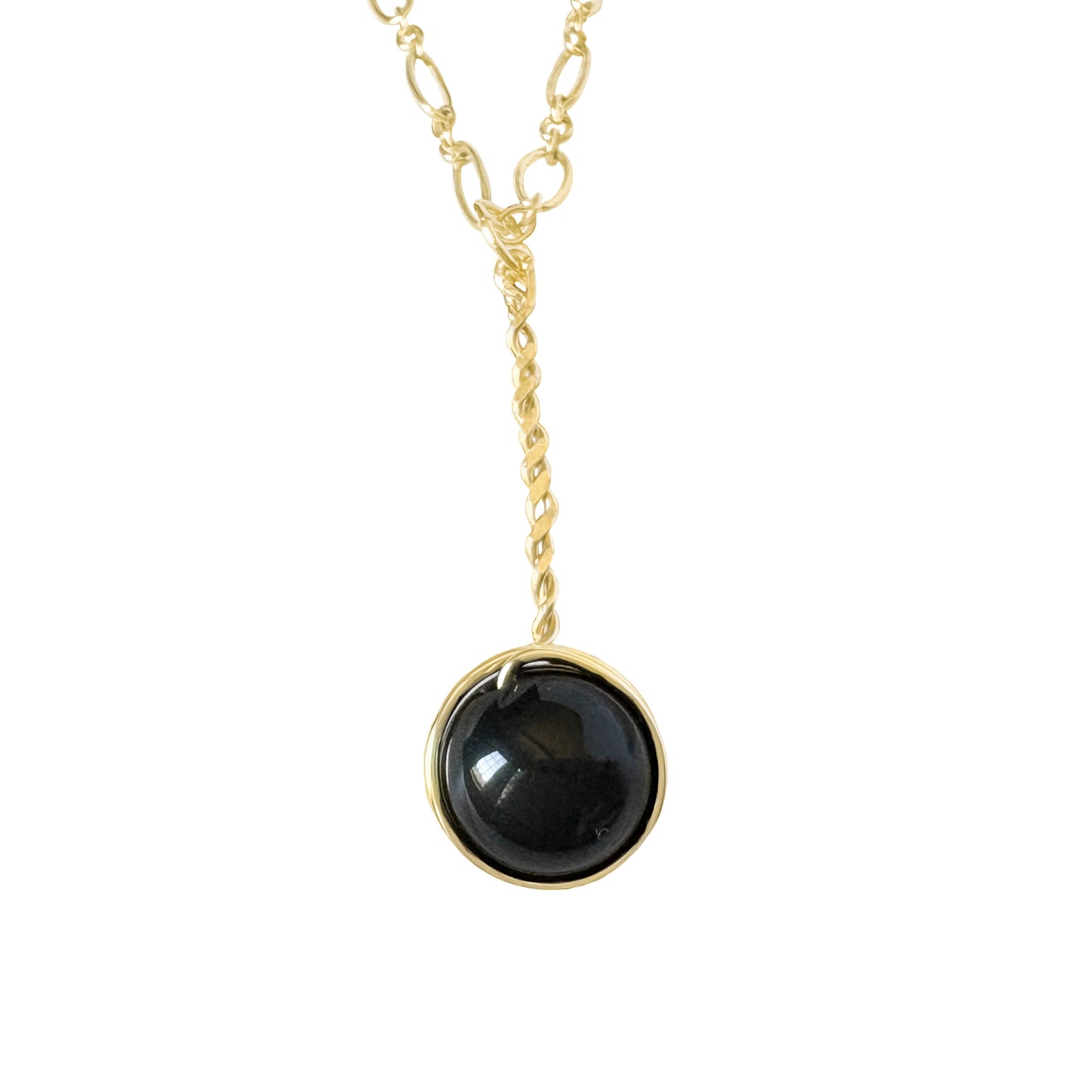 Black Onyx Pendant Necklace