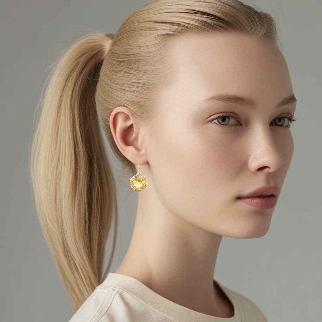 Citrine Dangle Earrings