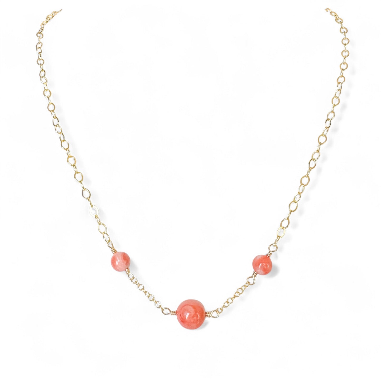 Coral Beaded Necklace