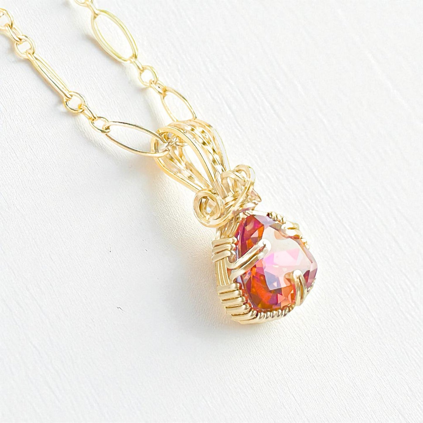 Euphoria Mystic Topaz Pendant Necklace
