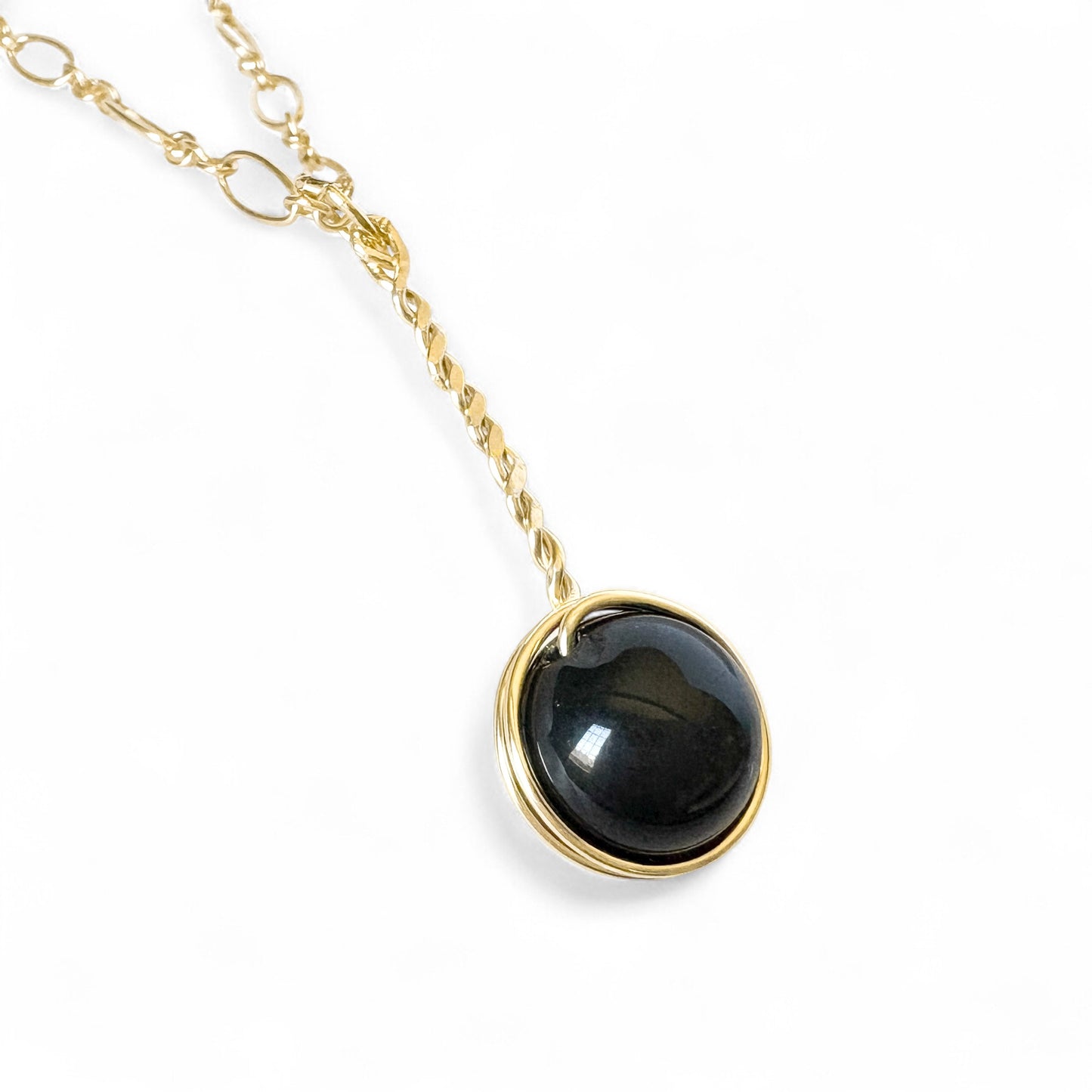 Black Onyx Pendant Necklace