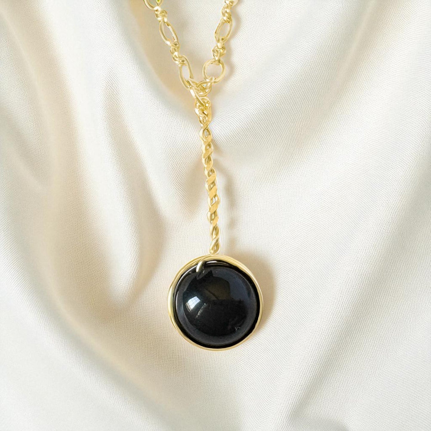 Black Onyx Pendant Necklace