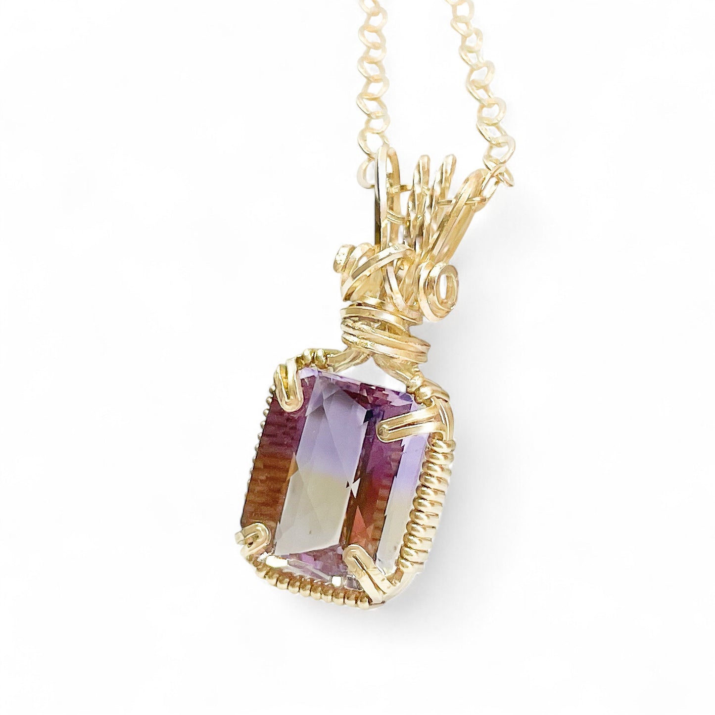 Ametrine Pendant Necklace