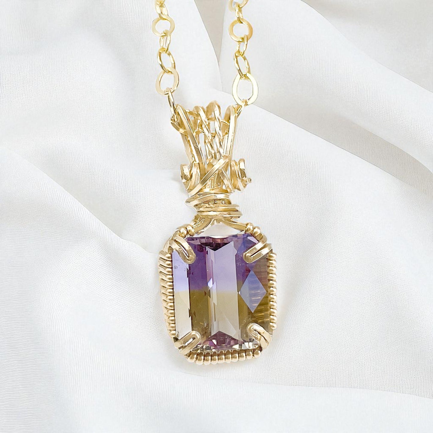 Ametrine Pendant Necklace