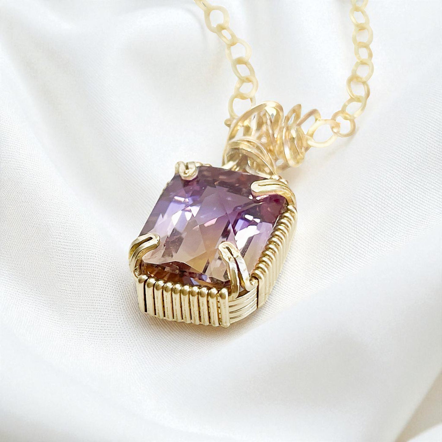 Ametrine Pendant Necklace