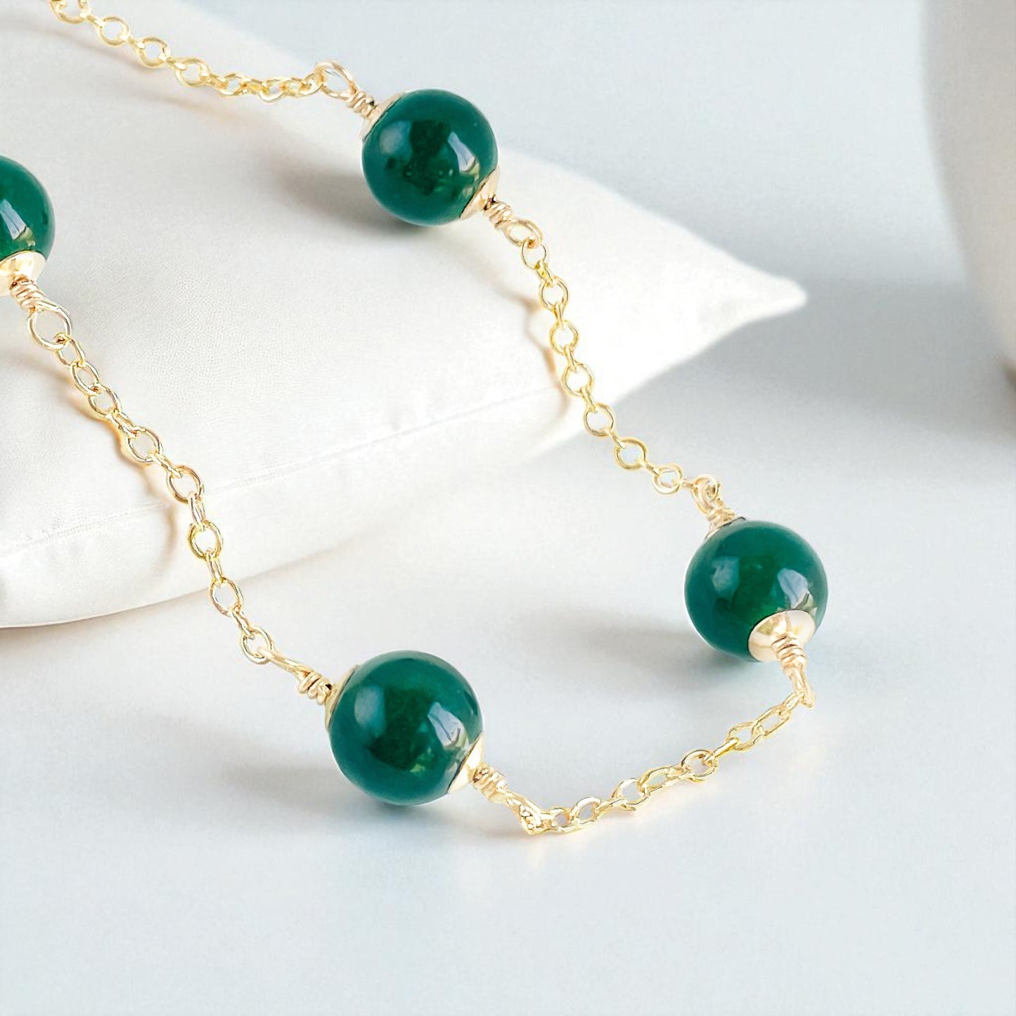 Jade Beaded Bracelet