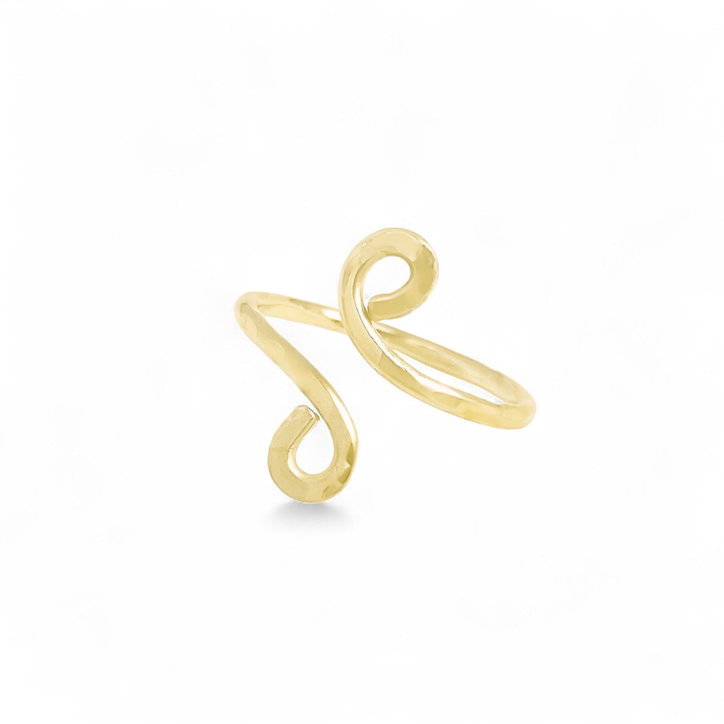 Gold Simple Swirl Ring