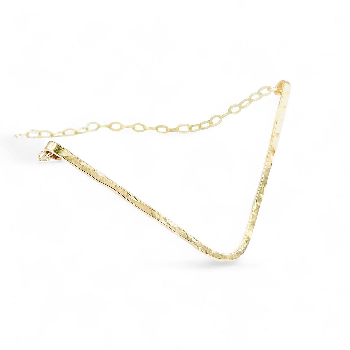 Gold V-Bar Necklace