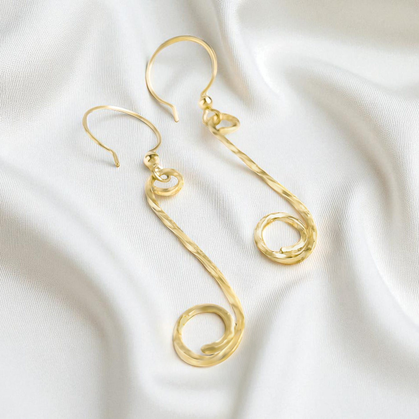 Gold Long S Dangles