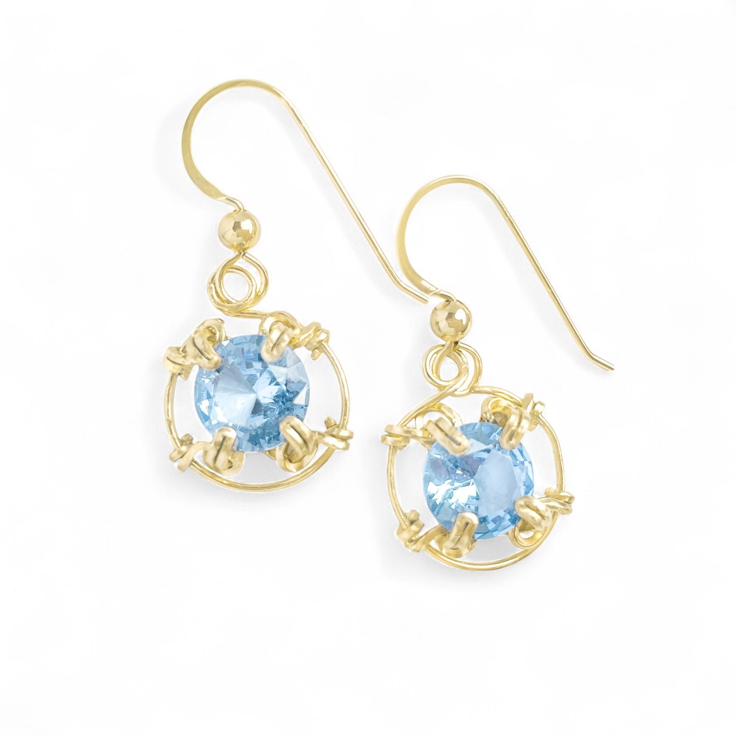 Aquamarine Classic Dangle Earrings