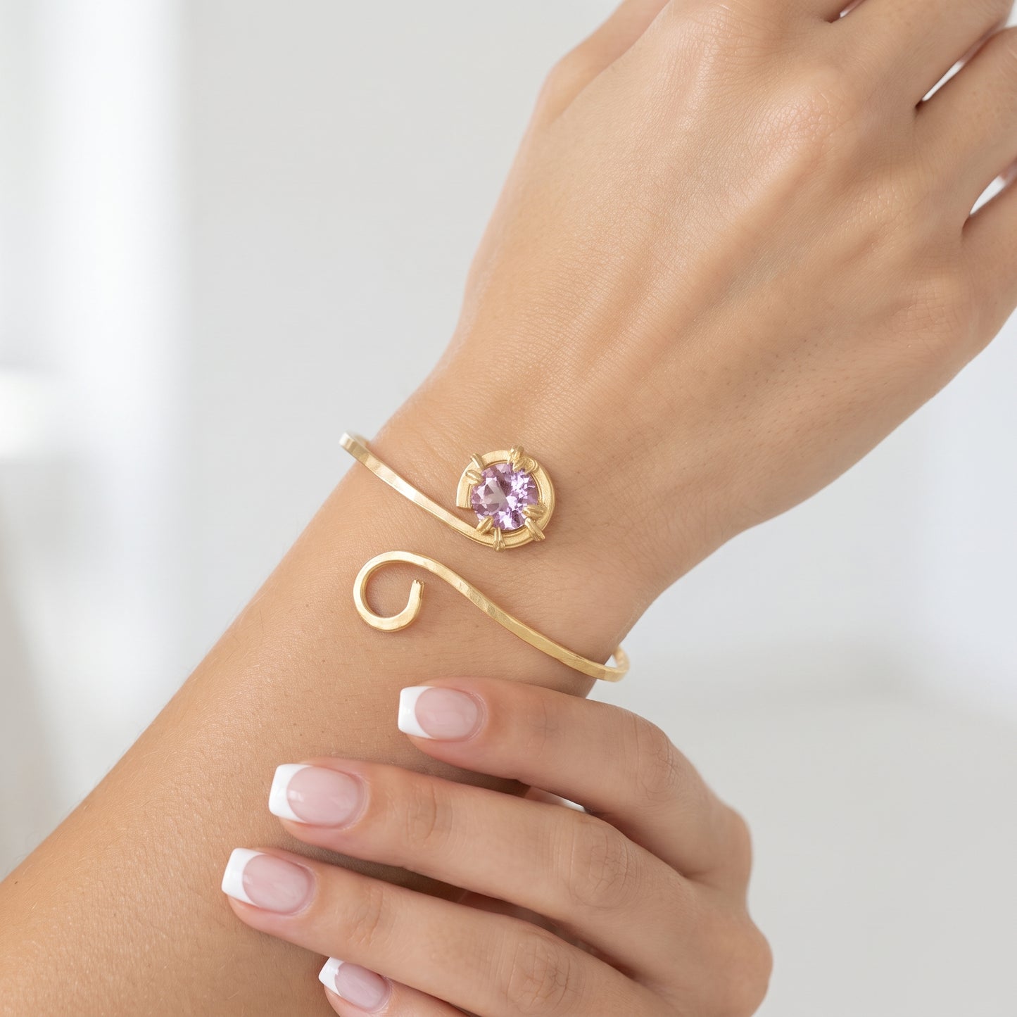Rose de France Cuff Bracelet