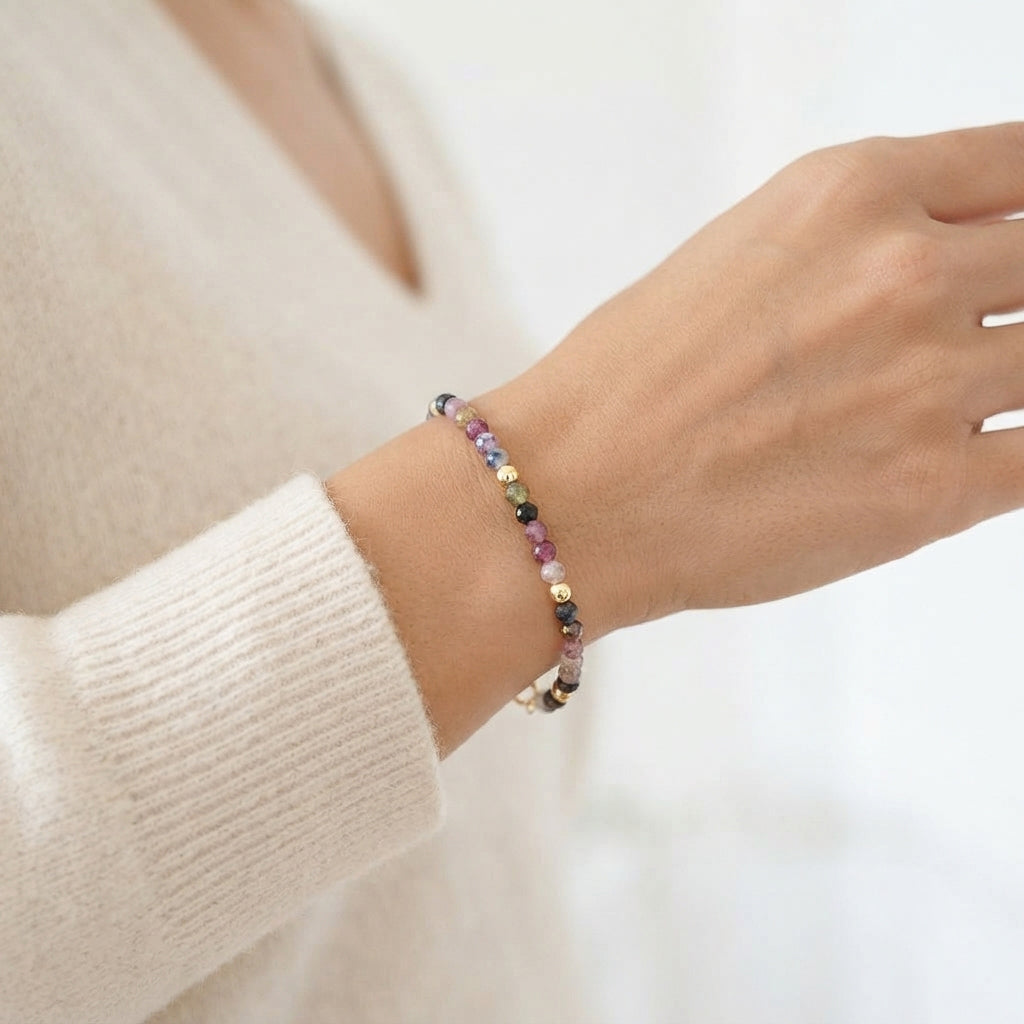 Tourmaline Beaded Bracelet