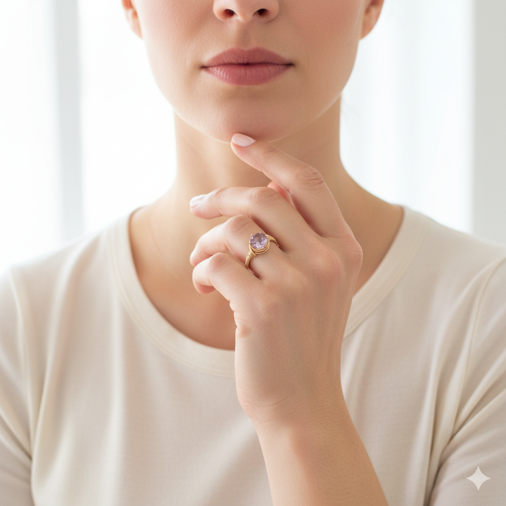 Rose de France Wire Wrapped Ring