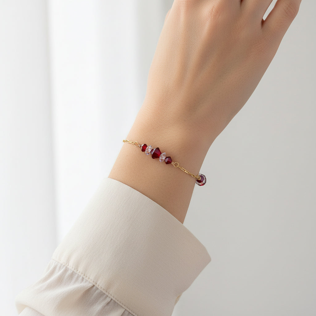 Swarovski Red Crystal Bracelet