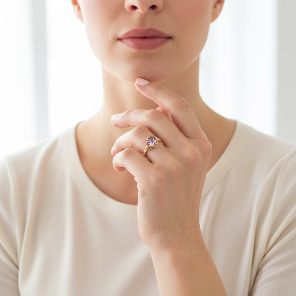 Rose de France Wire Wrapped Ring