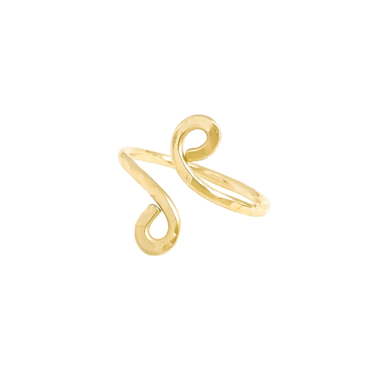 Gold Simple Swirl Ring