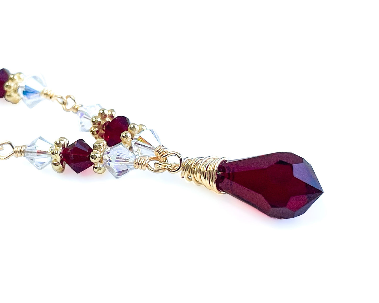 Swarovski Red Crystal Necklace