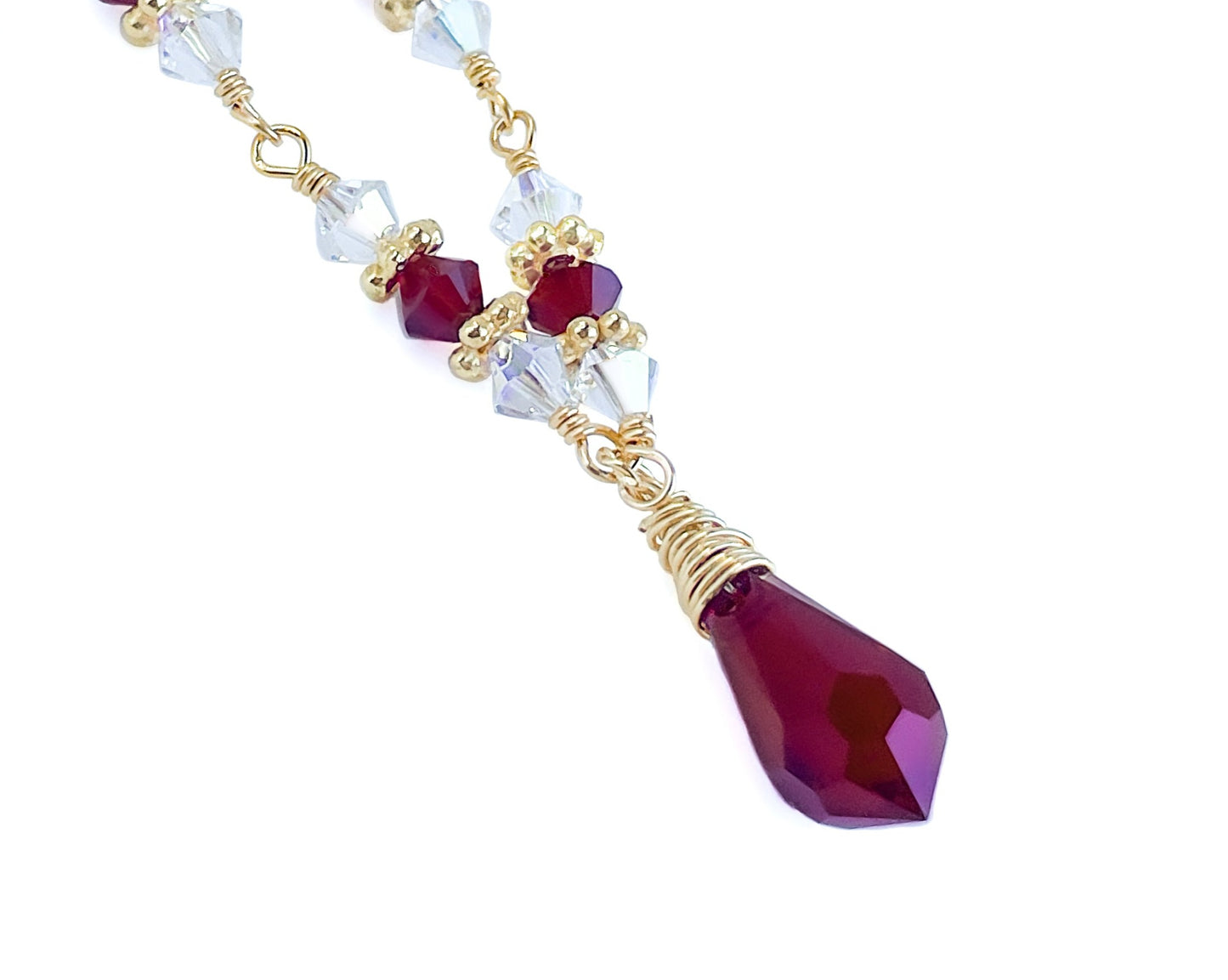 Swarovski Red Crystal Necklace