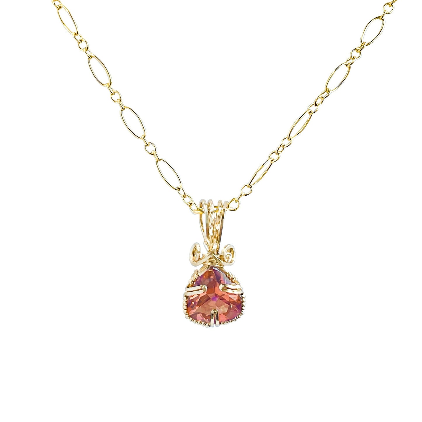 Euphoria Mystic Topaz Pendant Necklace