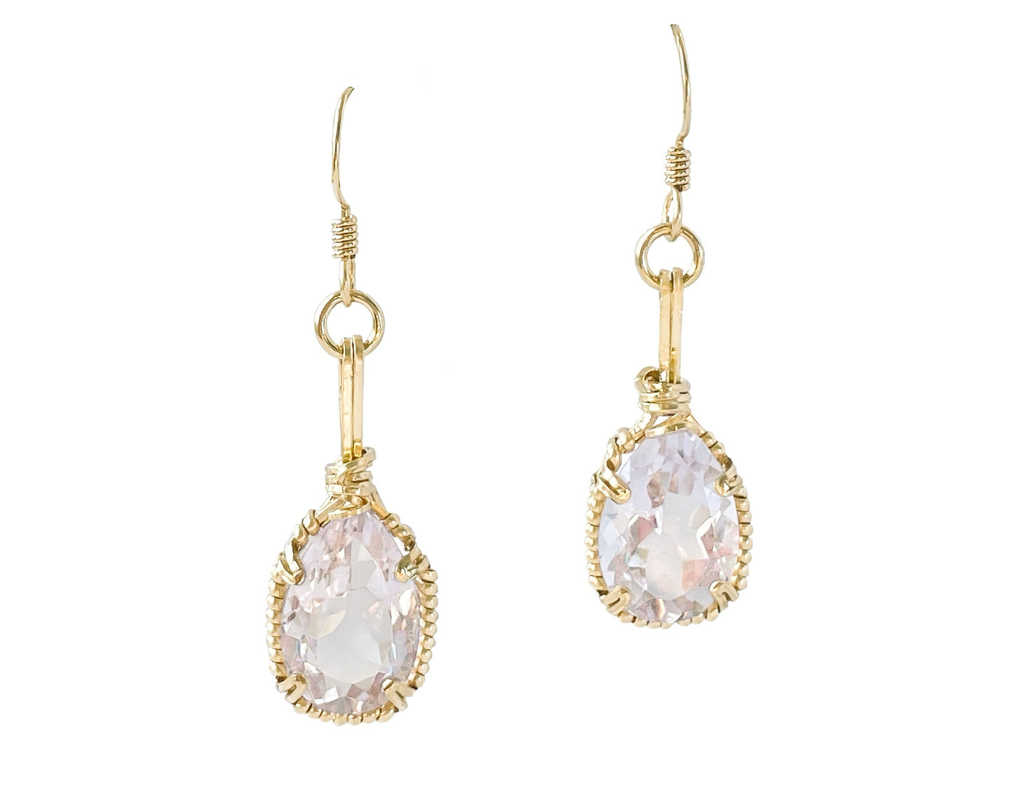 Kunzite Dangle Earrings