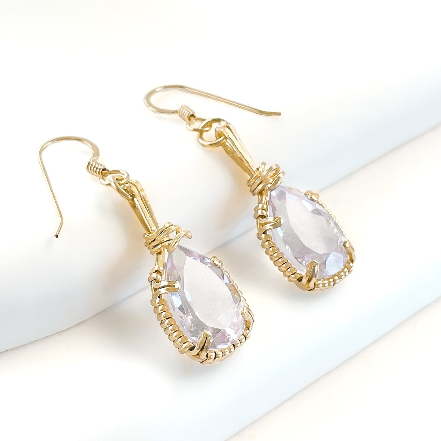 Kunzite Dangle Earrings