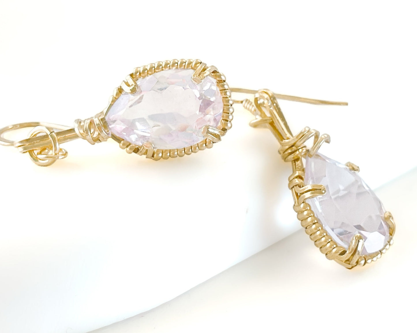 Kunzite Dangle Earrings