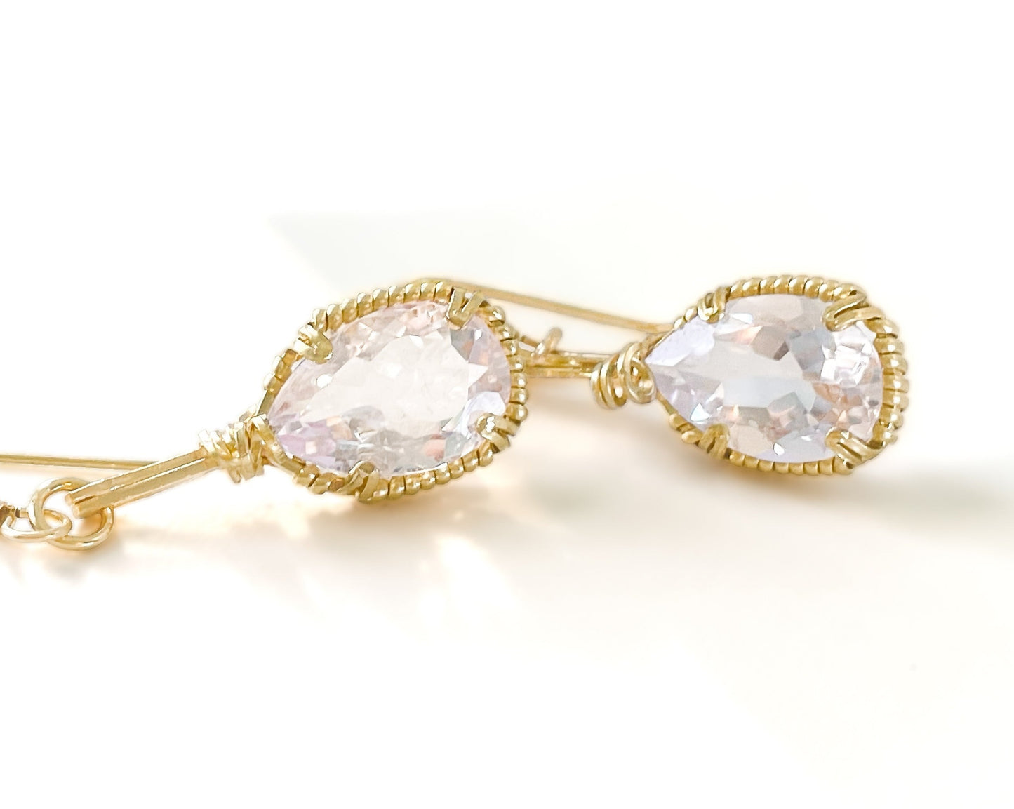 Kunzite Dangle Earrings