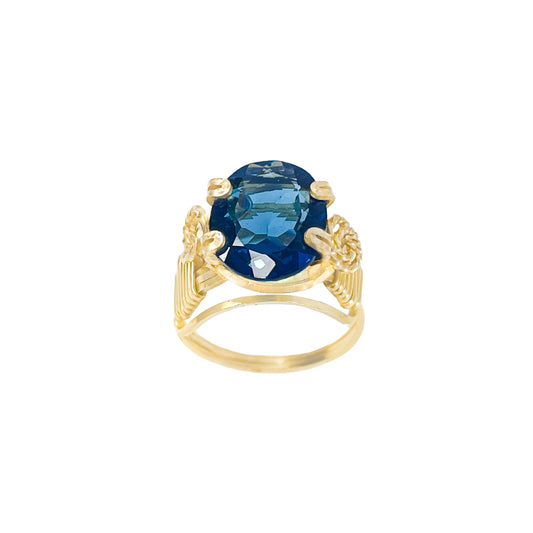 London Blue Topaz Oval Ring