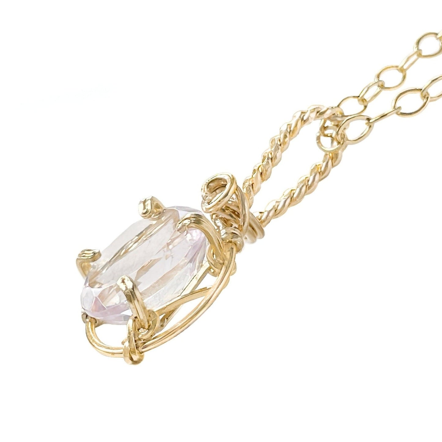 Kunzite Pendant Necklace