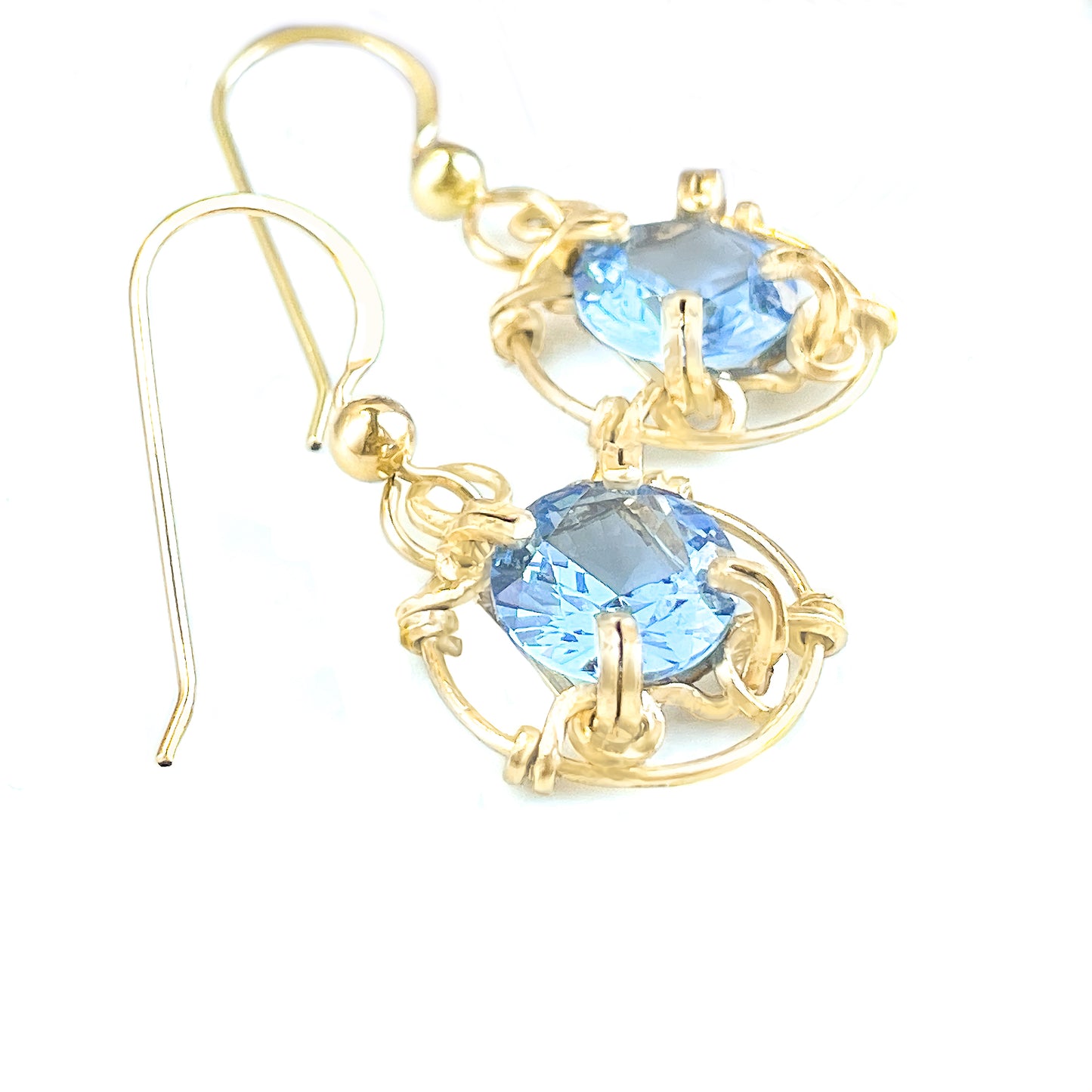 Aquamarine Classic Dangle Earrings