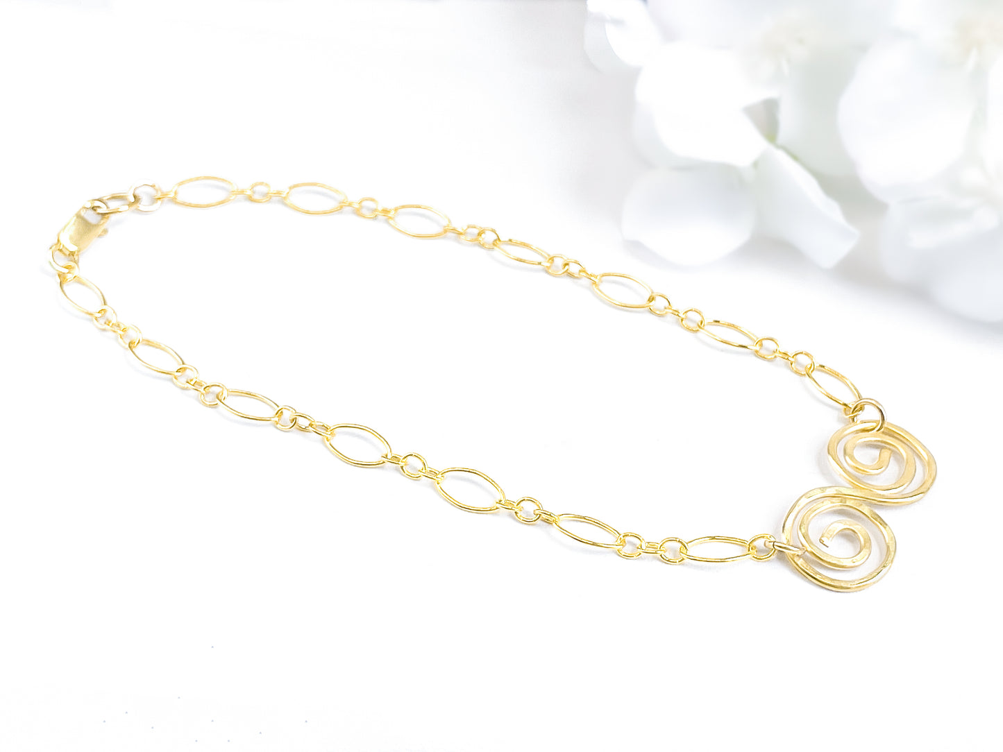 Gold Infinity Swirl Bracelet