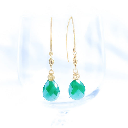 Green Quartz Dangles