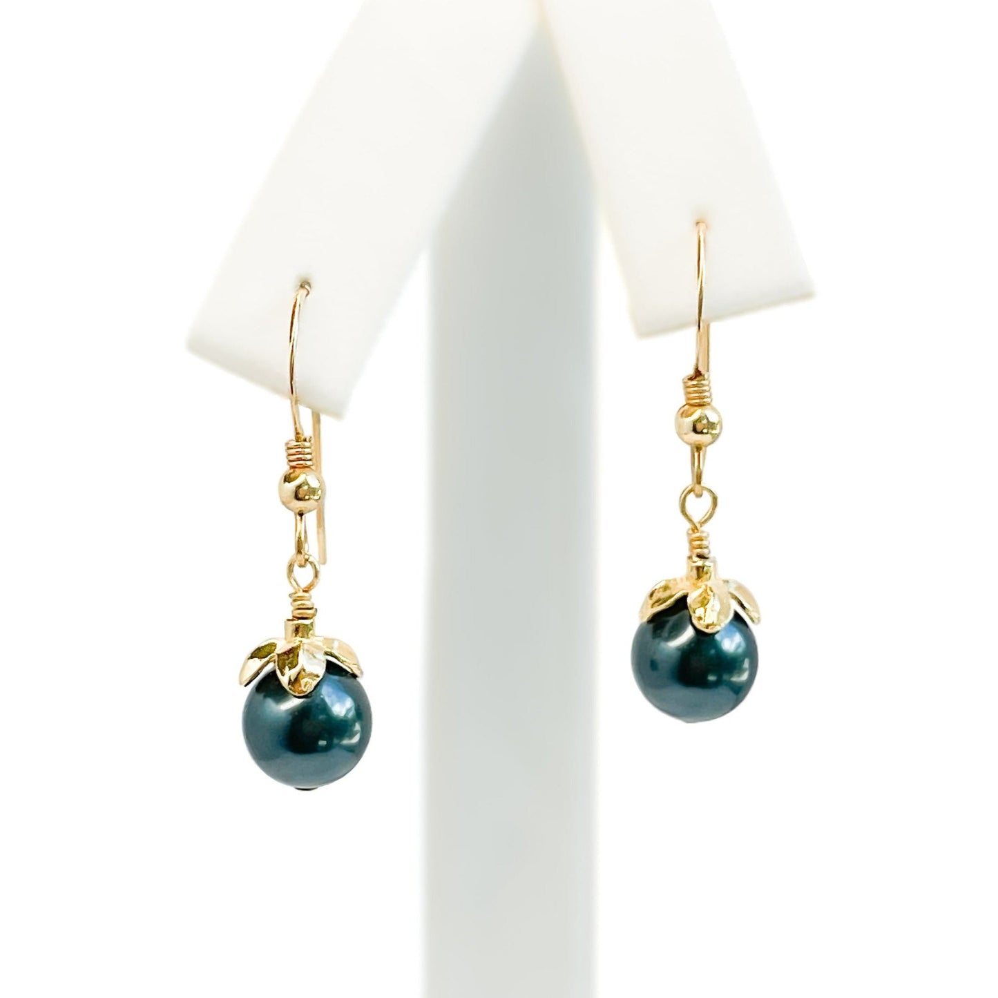 Swarovski Tahitian Pearl Earrings