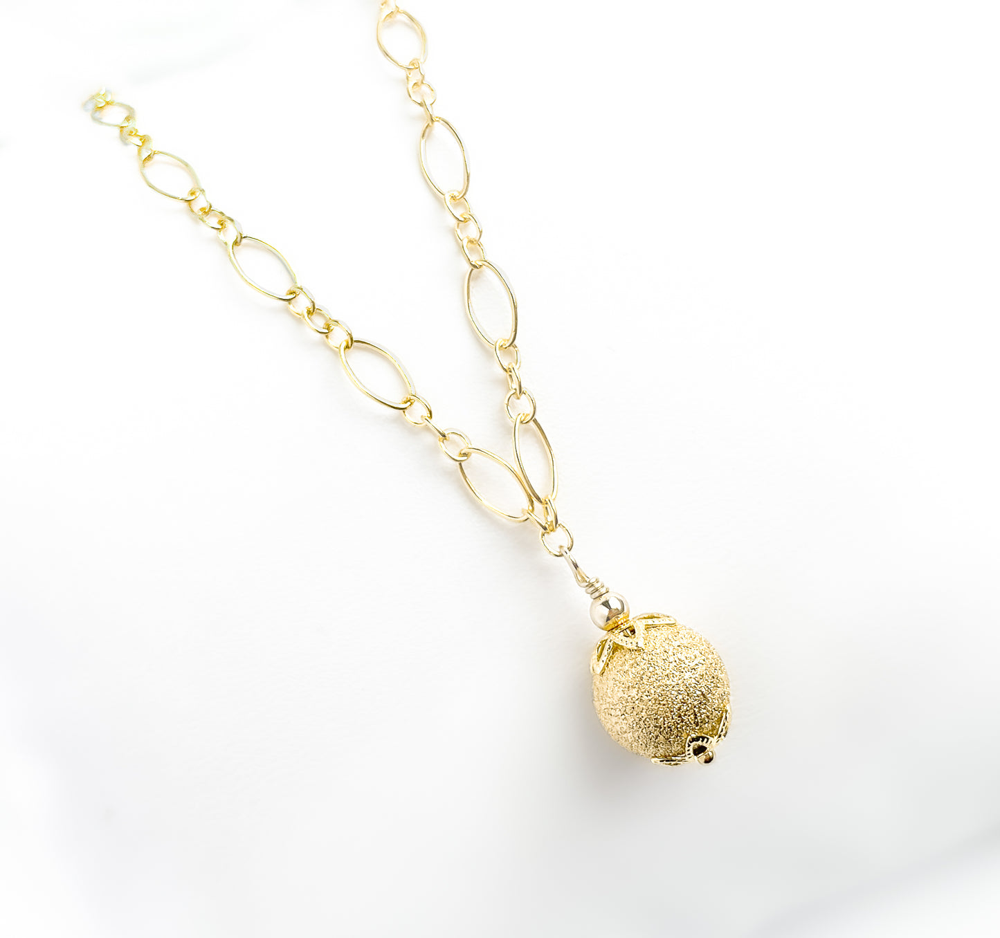 Gold Stardust Bead Necklace