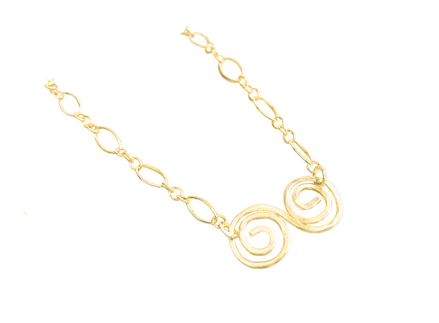 Gold Infinity Swirl Bracelet