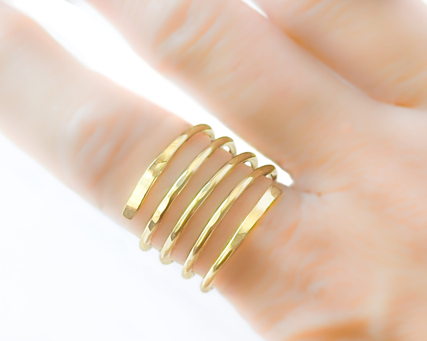 MADE TO ORDER - Gold Wire Spiral Ring