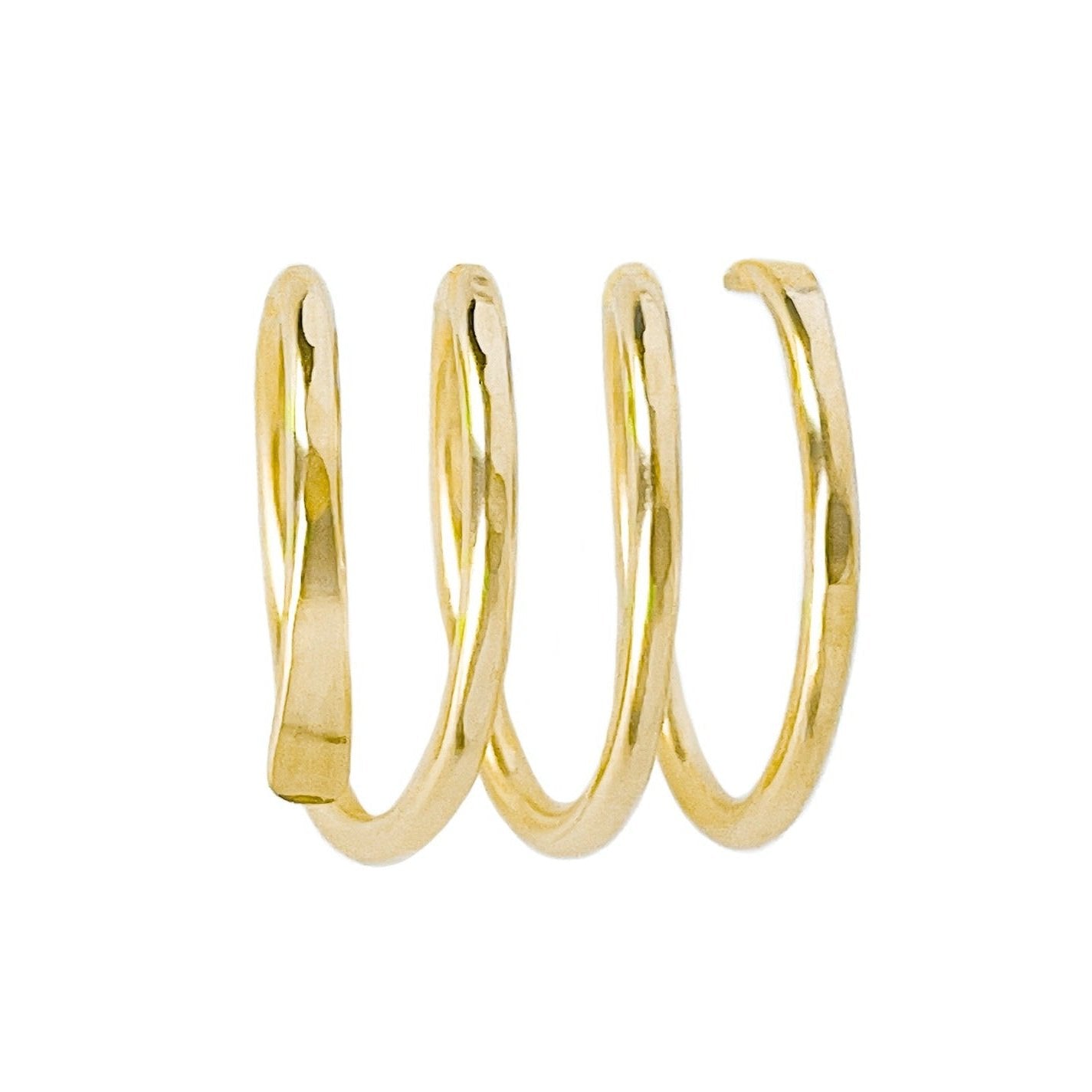 Gold Wire Spiral Ring