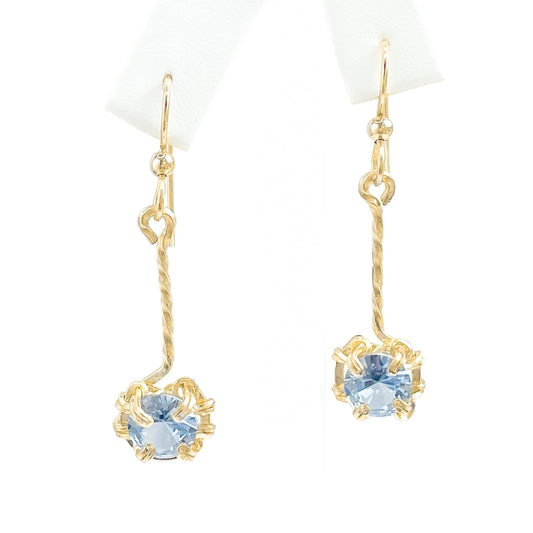 Aquamarine Dangle Earrings