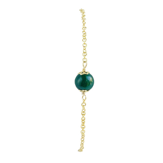 Jade Bead Dainty Bracelet