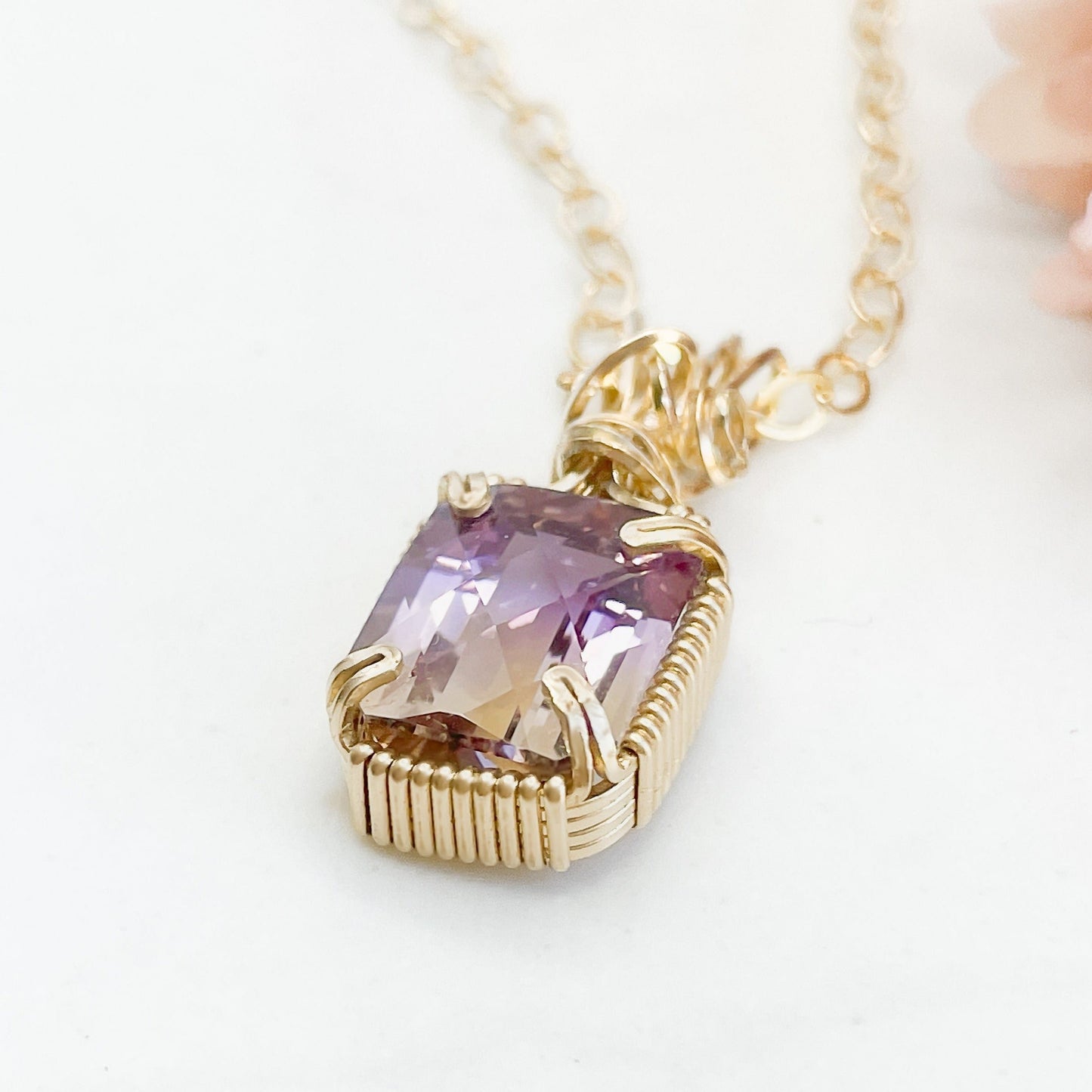 Ametrine Pendant Necklace