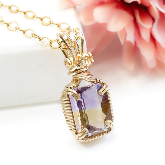 Ametrine Pendant Necklace