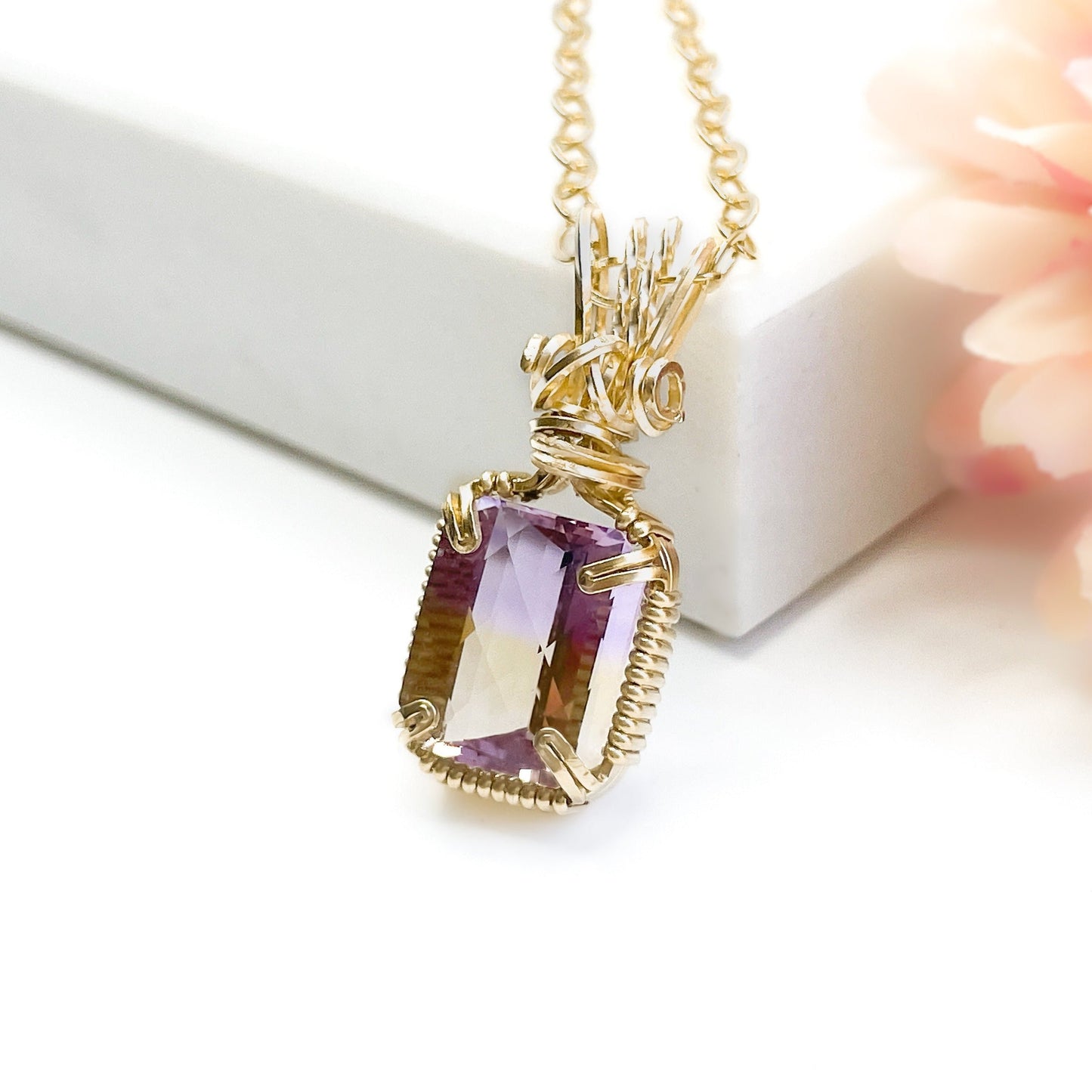 Ametrine Pendant Necklace