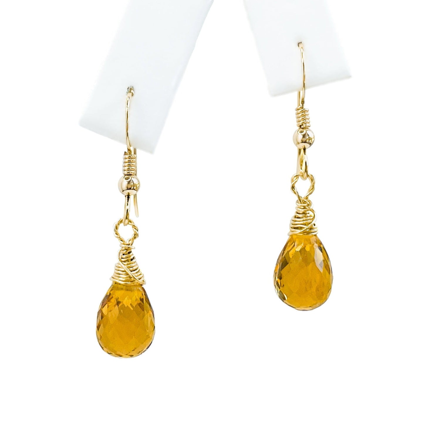 Citrine Briolette Earrings