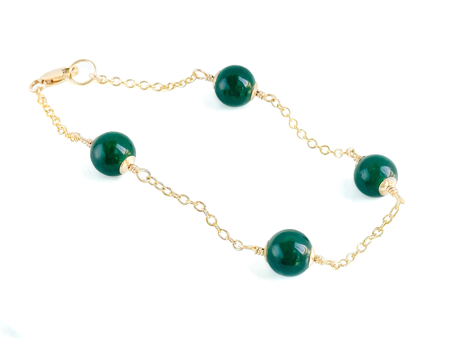 Jade Beaded Bracelet