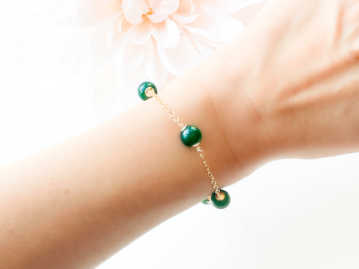 Jade Beaded Bracelet